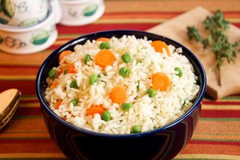 أرز بالخضروات0