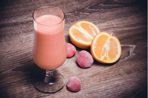 عصير فراولة مع برتقال0